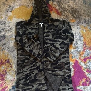 Nine West Camouflage Hooded Jacket